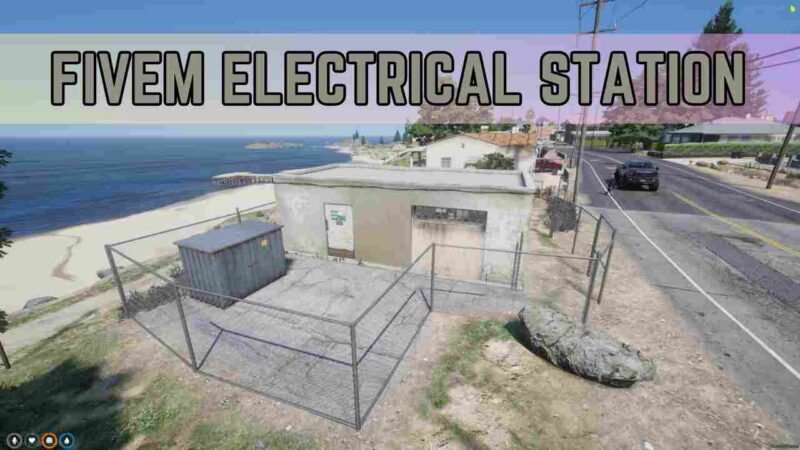 FiveM Electrical Station featuring detailed electrical equipment and realistic design