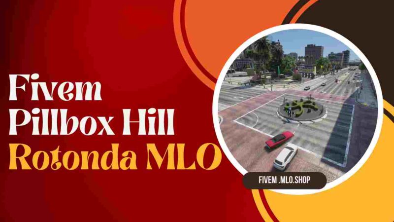 FiveM Pillbox Hill Rotonda MLO interior view with modern design and detailed furnishings