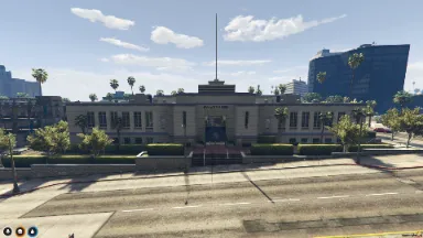 FiveM City Hall MLO with grand architecture and government-style front entrance