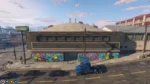 FiveM Custom Tuner Garage MLO with graffiti walls and industrial garage layout