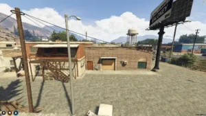 FiveM Grapeseed Taxi MLO with rural office depot and vehicle garage