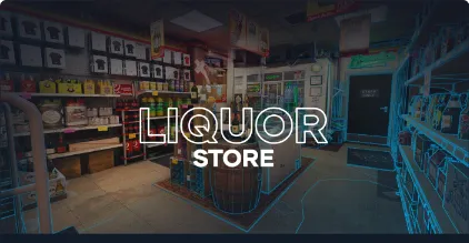 FiveM Liquor Store MLO with modern interior, secure cashier, and boss office