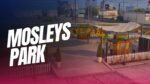 FiveM Mosleys Park MLO with community green space and decorative entrance