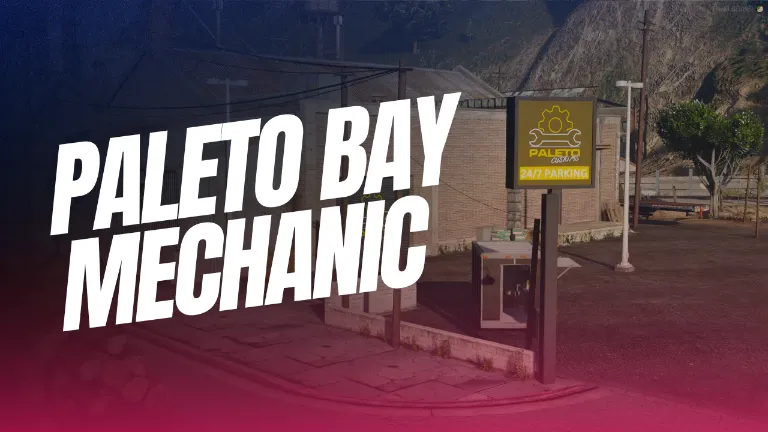 FiveM Paleto Bay Mechanic MLO with rural repair garage and vehicle lift