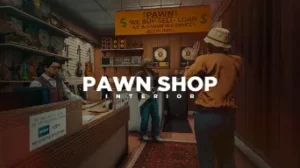 FiveM Pawn Shop MLO with retail counters, electronics, clothing, and loan features