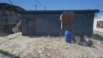 FiveM Storage MLO with realistic storage facility exterior in desert environment