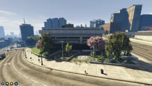 FiveM Vinewood Police Department MLO with modern city precinct design